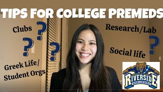 FINDING RESEARCH & Extracurriculars + PREMED ADVICE