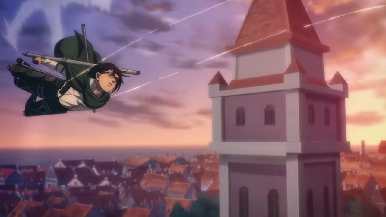 3D MANEUVER GEAR SAKUGA (進撃の巨人 Season 4 Part 3)