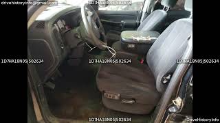2005 Dodge Ram 1500 St | VIN 1D7HA18N05J502634