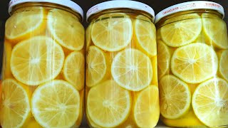 This is how I keep lemons fresh for 1 year without freezing or cooking!!