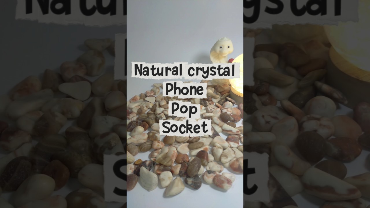POP SOCKET natural crystal phone pop socket 📱📱