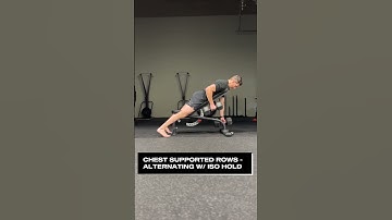 Chest Supported Rows - Alternating w/ ISO Hold