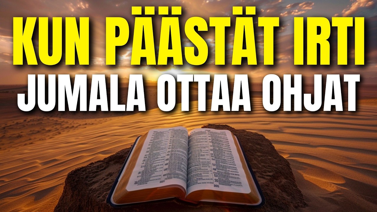 Mitä tapahtuu, kun uskallat antaa ihan kaiken Jumalan käsiin?