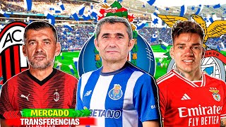 10 TRANSFERENCIAS CONFIRMADAS | RUMORES 24/25! Ederson Benfica, Ernesto Valverde Porto, Conceição ..