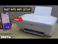 HP DeskJet 2827e WPS WiFi Setup, Fastest Wireless Setup, Add in iPhone for Printing &amp; Scanning !