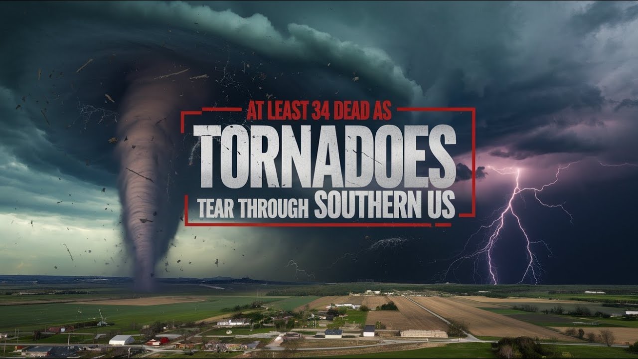 At least 34 dead as tornadoes tear through southern US - YouTube
