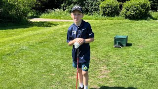 Finn’s golfing video #8yearold #juniorgolf #kidsgolf Little Channels Golf Club #kidssports