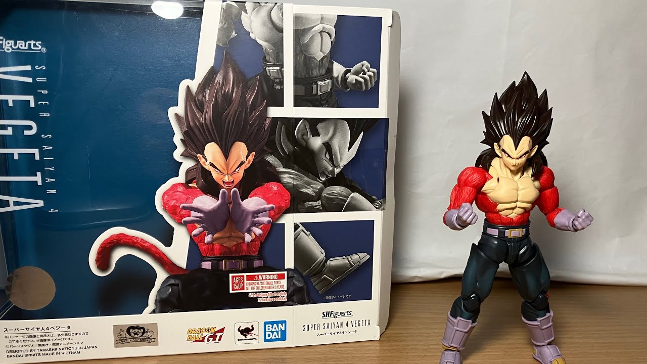 S.H.Figuarts】スーパーサイヤ人4ベジータ レビュー。 - YouTube
