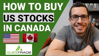 How to  Buy US Stocks in Canada | QUESTRADE Guide to Investing in America | Step by Step Tutorial screenshot 2