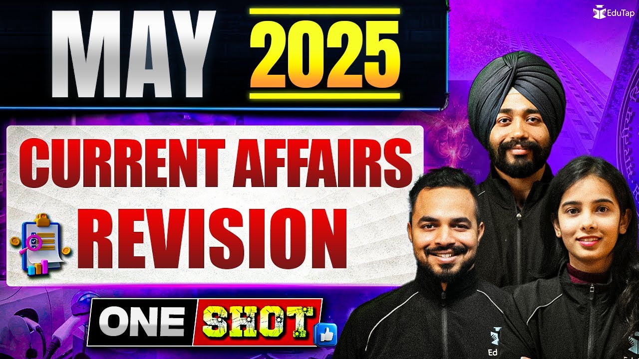 May Monthly Current Affairs 2025 Revision MCQs | May Most Important ...