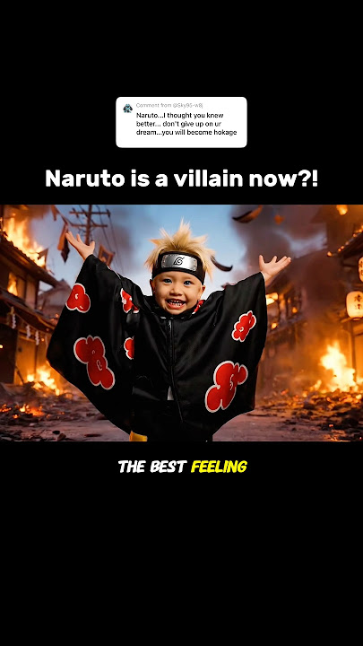 Naruto becomes a villain?! This is getting out of hand! 😱 #narutovlogs #naruto #narutomemes
