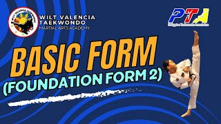 Basic Poomsae for Whitebelts | foundation form #2   (mirror view)
