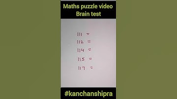 Brain teasers | maths puzzle video #viral #youtubeshorts #shorts #mathspuzzle#trending #puzzle#math