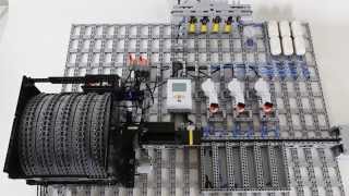 LEGO Mindstorms Technic Pin Sorter using compressed air