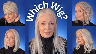 5 WIGS  5 SILVER   5 LENGTHS  WHICH WIG DO YOU LOVE?