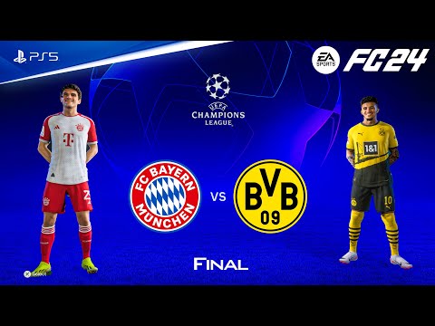 FC 24 - Bayern Munich vs Borussia Dortmund | UEFA Champions League Final | PS5™ [4K60]