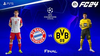 FC 24 - Bayern Munich vs Borussia Dortmund | UEFA Champions League Final | PS5™ [4K60]