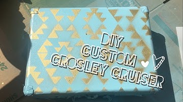 DIY CUSTOM CROSLEY RECORD PLAYER