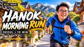 Seoul Hanok Morning Run 🇰🇷 | 20 Min Uplifting Running Music | Eunpyeong Hanok Village