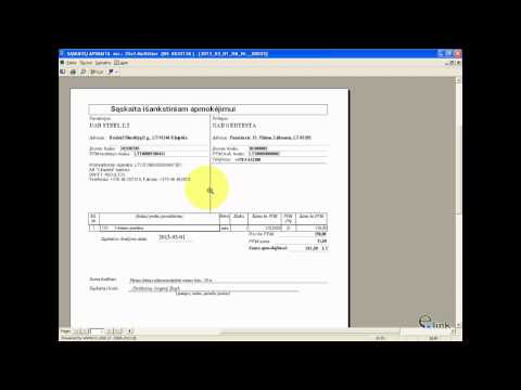 Video: Kaip Išrašyti Sąskaitą Už Paslaugą