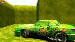 Lightning Mcqueen & Chick Hicks Disney Cars Labyrinthe By Onegamesplus