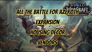 All Battle For Azeroth Housing Decor Vendor Locations In World Of Warcraft Midnight