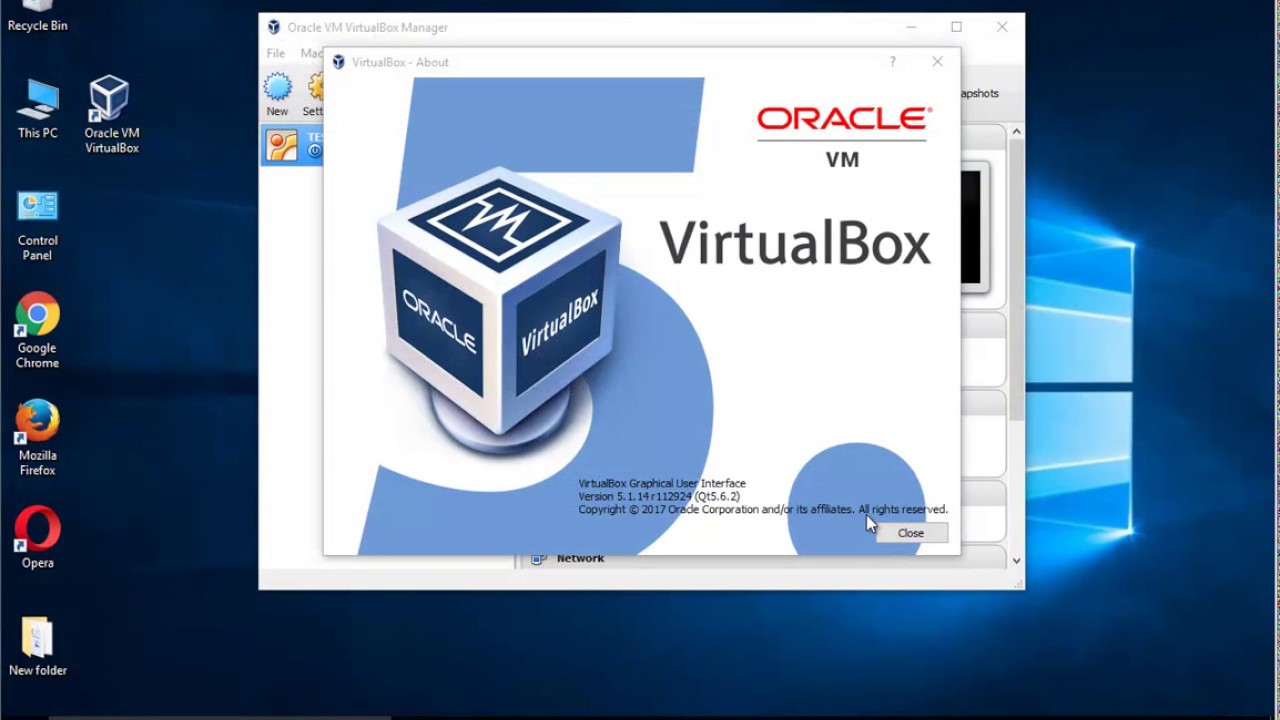 oracle vm virtualbox for windows 10