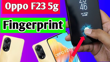 Oppo F23 5g display fingerprint lock setting | how to set display fingerprint in Oppo F23 5g