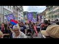 Demo Umzug Kundgebung vom Aktionsbündnis Urkantone Luzern 31.7.2021.
