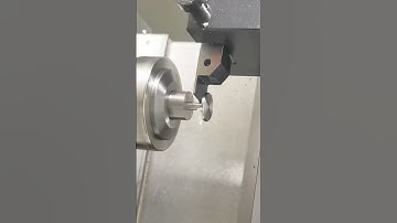 Using SL-36 CNC Lathe for End Face Spiral Line Processing with Mid-Point Tool. #cnc #cncprecision