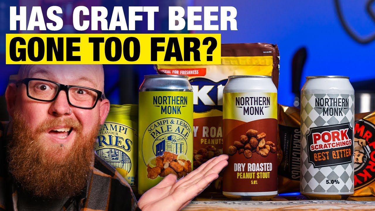 BAR SNACKS BEER?! Northern Monk Scampi Fries, Pork Scratchings & Dry