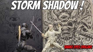 GI JOE CLASSIFIED SNAKE EYES ORIGINS STORM SHADOW FIGURE REVIEW AND COMPARISION