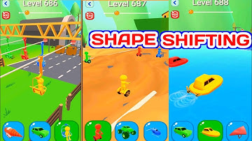 Shape-shifting Walkthrough all level | Hyper casual games | Android and ios | #shapeshifting #games