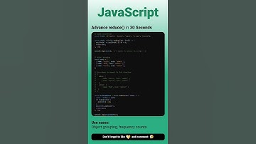 advance reduce function in javascript #code #coding #htmlcss #reactjs #nodejs #js #javascript #viral