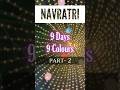 Part 2 : 9 Days 9 Colours of Navratri  #shorts #navratri2023 #sushmitasdiaries