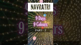 Part 2 : 9 Days 9 Colours of Navratri  #shorts #navratri2023 #sushmitasdiaries