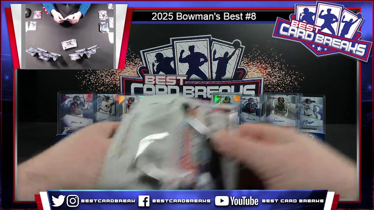 2025 Bowman's Best #8 - 4 Box Half Case Pick Your Team- 3/19/26