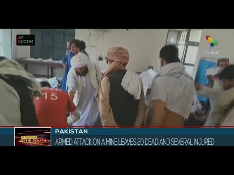 At least 20 killed and 7 wounded in an attack on a mine in Pakistan
