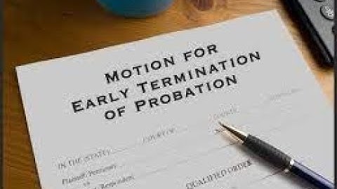 How can your Probation/Supervised Release be Terminated Early? Sam Mangel- Federal Prison Consultant