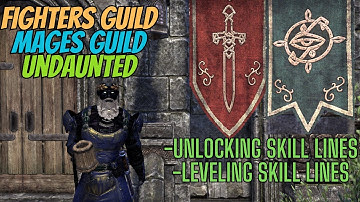 Fighters Guild, Mages Guild, Undaunted