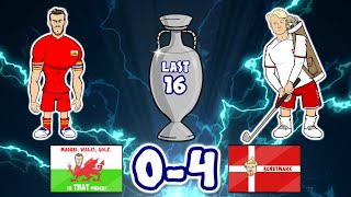 😮0-4! Wales vs Denmark😮 (Euro 2020 Goals Highlights Dolberg Braithwaite)