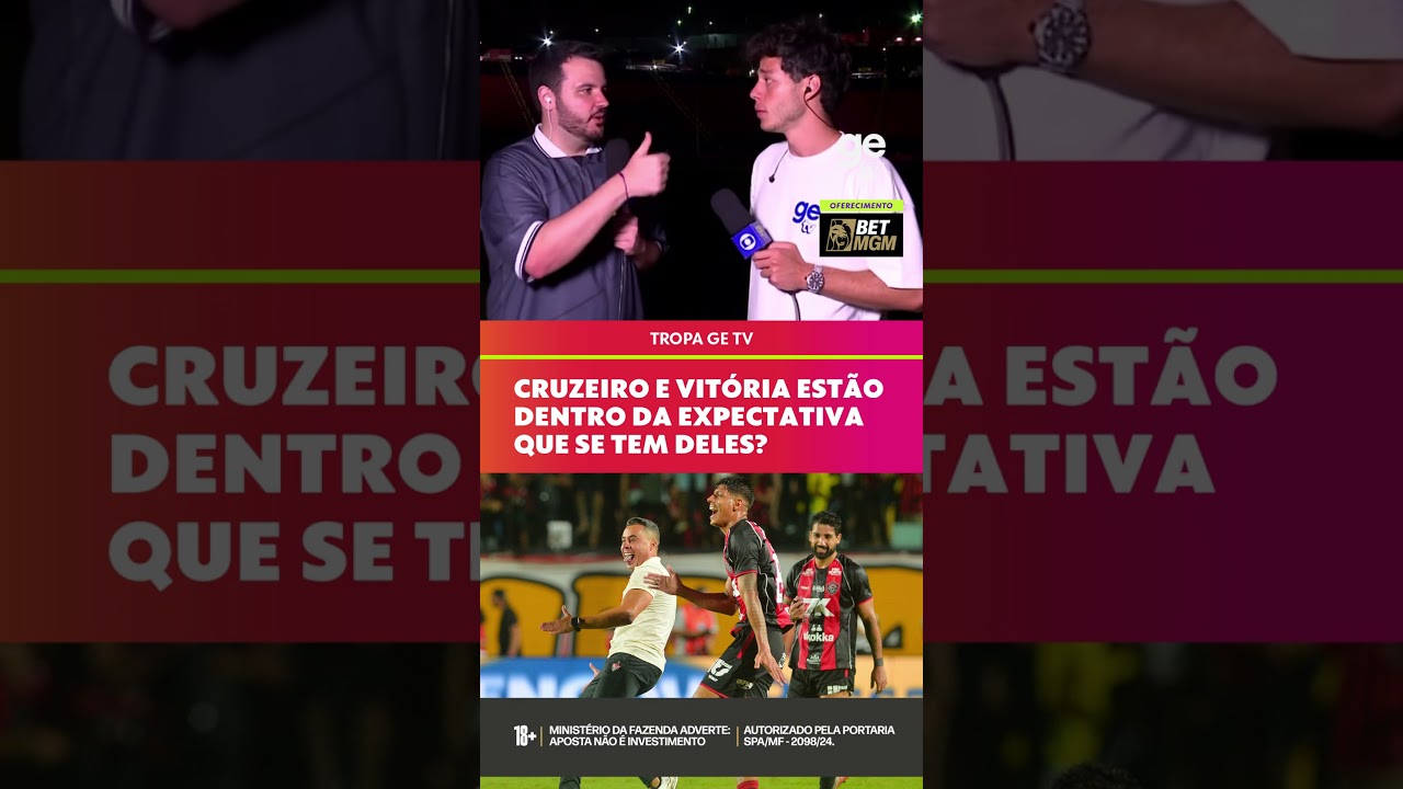 CRUZEIR E VITÓRIA ESTÃO DECEPCIONANDO? | #shorts | ge tv