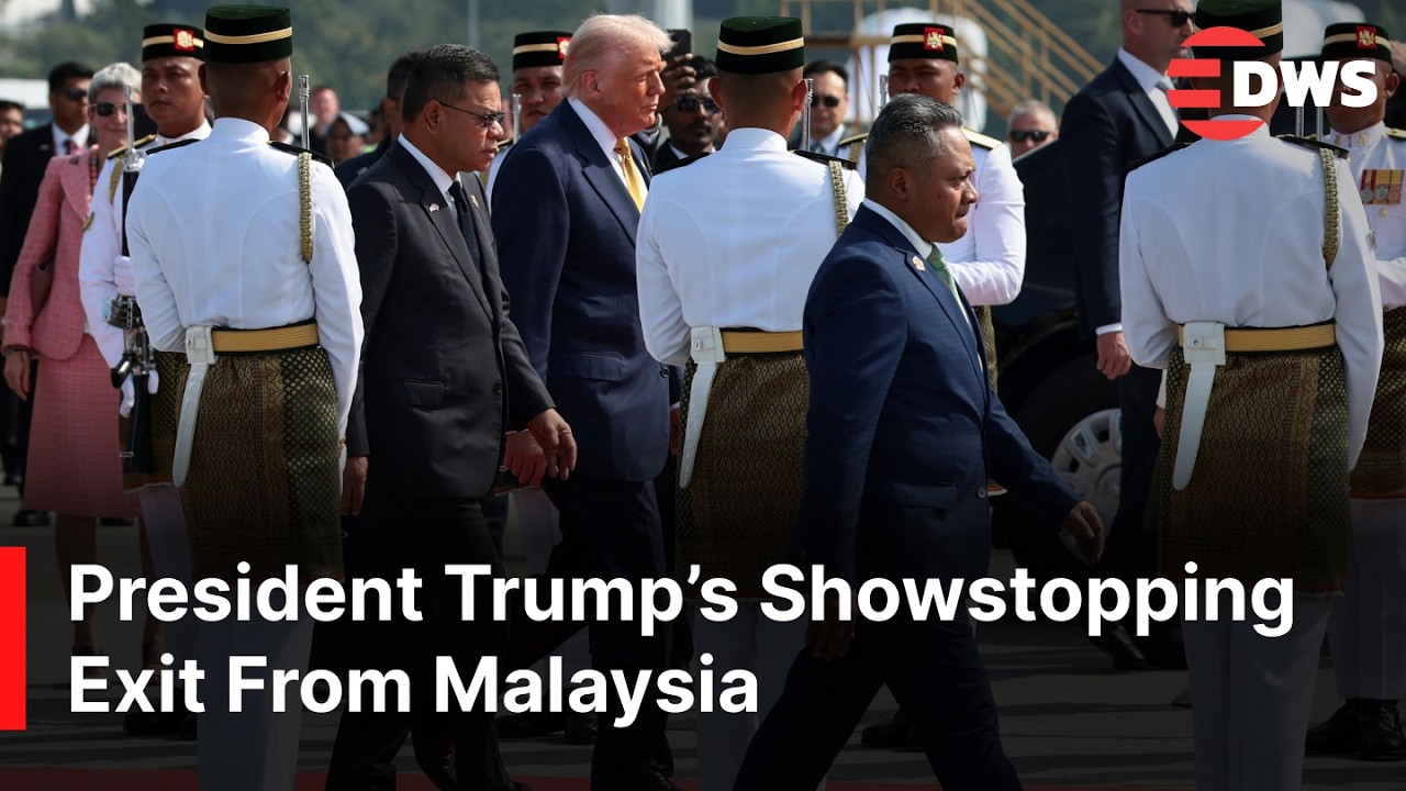 MUST WATCH: Trump Departs ASEAN Summit In Style — Dances, Cheers & Ceremonial Honors! | AC1G