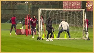 Arsenal  London - Passing Combinations With Finishing - 2 Drills