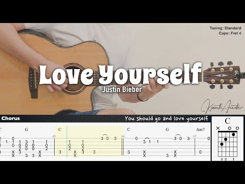 Love Yourself - Justin Bieber | Fingerstyle Guitar