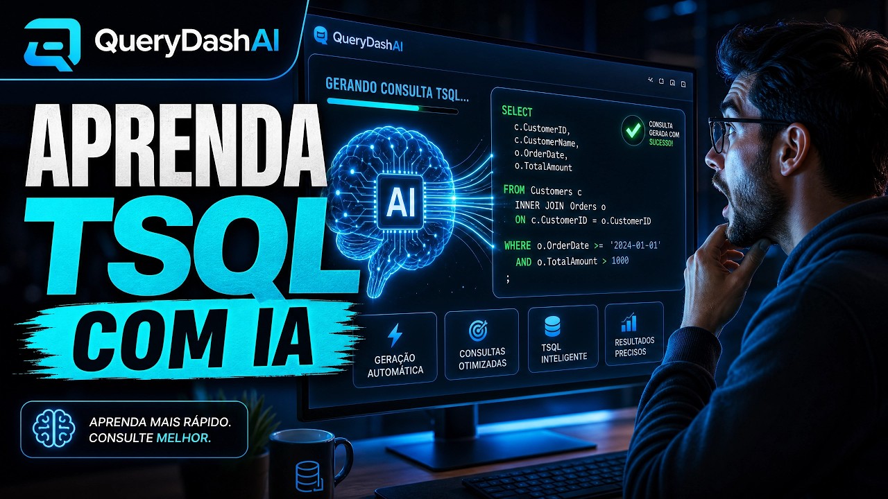 Thumbnail do tutorial: QueryDashAi Instruções de utilização
