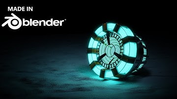Iron Man (Tony Stark) Arc Reactor in Blender EEVEE !