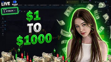 Turn $1 Into $1000  In 13 Minutes | New Binary Options Trading Strategy 2023 - Pocket Option