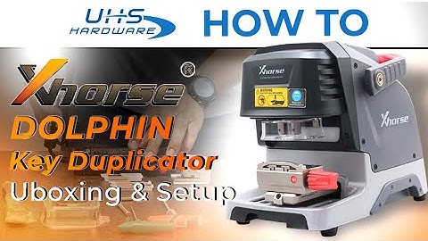 Unboxing and Setup of Condor XC Dolphin XP-005 Portable Key Cutting Machine