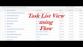 Custom List View for Task Object